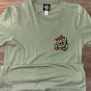 Santa Cruz Graphic T-Shirt in Light Green